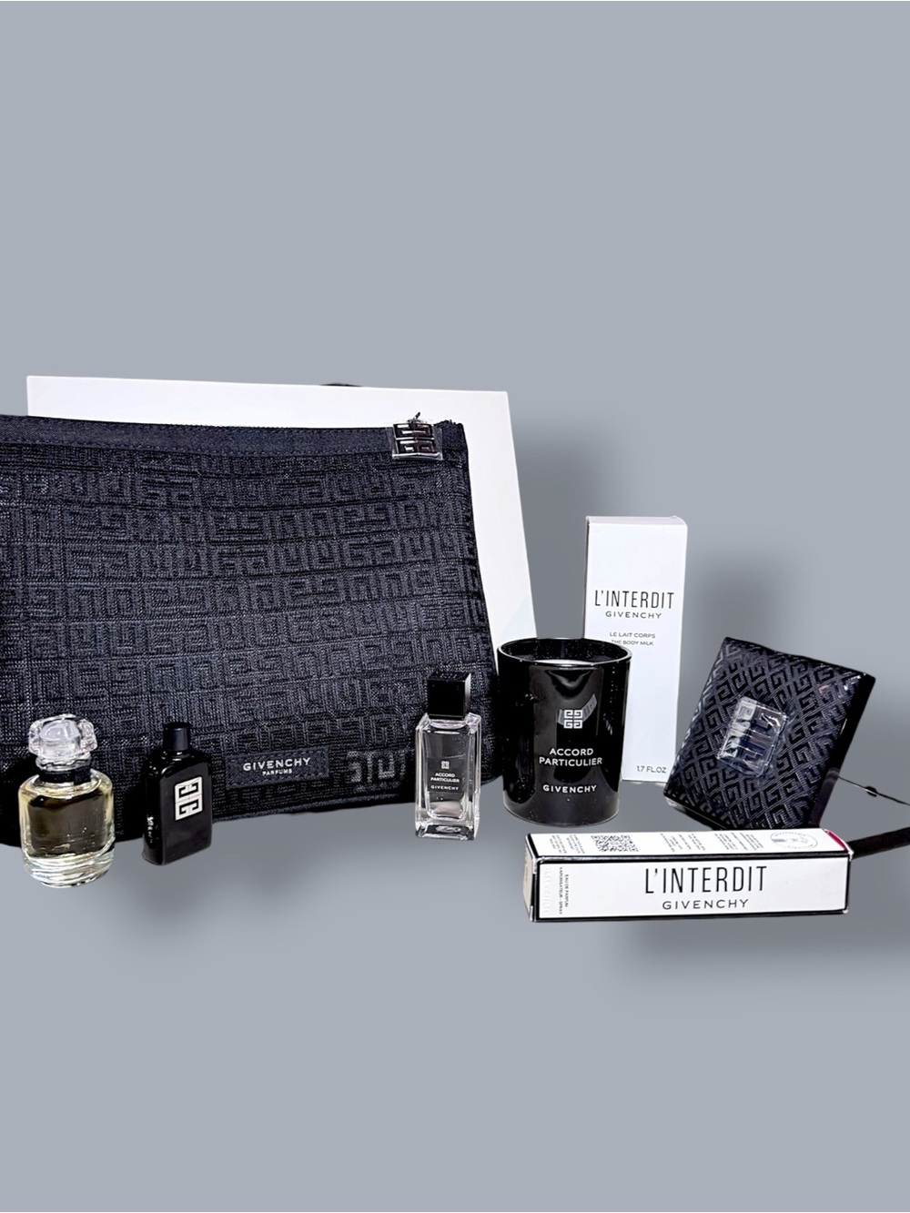 Givenchy Large pouch, compact mirror & mini sizes